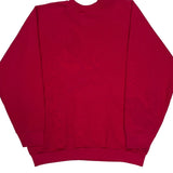 Made In USA 90S Blank Fruit Of The Loom Sweatshirt - Large Red Cotton Blend