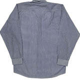 Ralph Lauren Striped Shirt - Large Blue Cotton