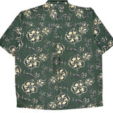 Pineapple Connection Floral Hawaiian Shirt - Large Cream Cotton