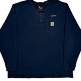 Siemens Carhartt Long Sleeve T-Shirt - XL Navy Cotton