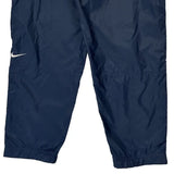 Nike Track Pants - Large Navy Polyester