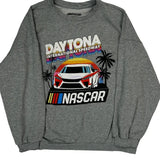 Daytona International Speedway Nascar Graphic Sweatshirt - Small Grey Cotton
