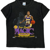Age 6-8 Los Angeles Lakers Salem Graphic T-Shirt - Small Black Cotton