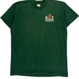 Marine Corps Fruit Of The Loom Single Stitch T-Shirt - XL Green Cotton
