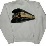 Train Graphic Garment Graphics Graphic Sweatshirt - Large Yellow Cotton