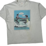 80S I Peed In The Water Paper Moon Graphic T-Shirt - XL White Cotton