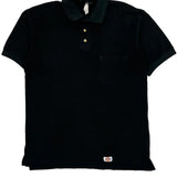 Dickies Polo Shirt - Medium Black Cotton