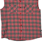 Rocawear Checked Flannel Shirt - 3XL Red Cotton