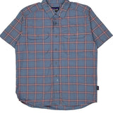 Patagonia Checked Short Sleeve Shirt - Medium Red Cotton