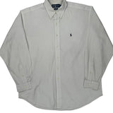 Blaire Ralph Lauren Shirt - Large White Cotton