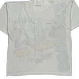 Dallas Cowboys Starter Graphic T-Shirt - Large White Cotton