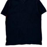 Tommy Hilfiger Striped Polo Shirt - Medium Navy Cotton