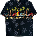 Winnie Fashion Graphic Hawaiian Shirt - XL Multicoloured Cotton