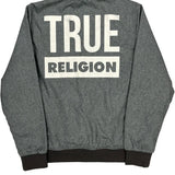 True Religion Bomber Jacket - XL Grey Polyester