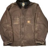 Carhartt Jacket - 4XL Brown Cotton