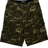 Quiksilver Camo Cargo Shorts - 31W 11L Camo Cotton