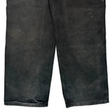 Carhartt Carpenter Trousers - 36W 32L Black Cotton