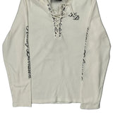 Motorcycles Harley Davidson Graphic Hoodie - Large White Cotton