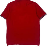 Tommy Hilfiger Slim Fit Polo Shirt - XL Red Cotton