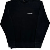 Patagonia Long Sleeve T-Shirt - Medium Black Cotton
