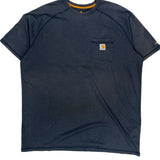 Carhartt Tall T-Shirt - 2XL Blue Cotton