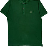 Lacoste Slim Fit Polo Shirt - Medium Green Cotton