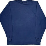 Oxford University Unbranded Single Stitch Long Sleeve T-Shirt - XL Blue Cotton