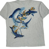 La Sportswear Single Stitch T-Shirt - Large Grey Cotton