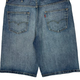 Levis Denim Shorts - 38W 11L Blue Cotton