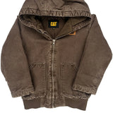 Age 6-7 Cat Jacket - XS Brown Cotton Blend