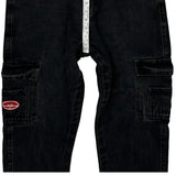 Unbranded Cargo Pants - 33W 24L Black Cotton