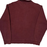 Carhartt 1/4 Zip - Large Burgundy Cotton