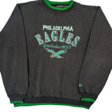 Philadelphia Eagles Logo Athletics Football Sweatshirt - XL Gray Cotton Blend