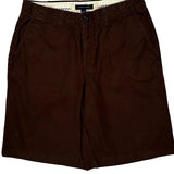 Tommy Hilfiger Chino Shorts - 34W 10L Brown Cotton
