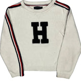 Age 6-7 Tommy Hilfiger Sweater - Small Red Cotton