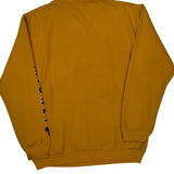 Mickey Mouse Disney Cartoon Sweatshirt - Large Yellow Polyester Blend