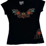 Stewart Chase Authentics Nascar T-Shirt - Large Black Cotton