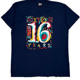 Fruit Of The Loom Single Stitch T-Shirt - XL Navy Cotton