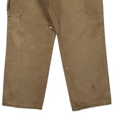 Carhartt Double Knee Carpenter Pants - 30W 28L Brown Cotton