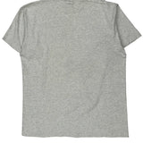 Basics Single Stitch T-Shirt - XL Gray Cotton Blend