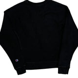 Reverse Weave Champion Sweatshirt - Small Black Cotton