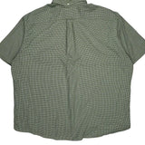 Ralph Lauren Checked Short Sleeve Shirt - XL Green Cotton