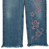 Levis Jeans - 32W UK 12 Pink Denim