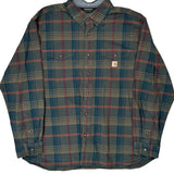 Carhartt Checked Flannel Shirt - 2XL Multicoloured Cotton