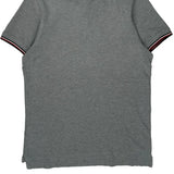 Tommy Hilfiger Slim Fit Polo Shirt - Medium Grey Cotton