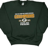Green Bay Packers Gildan Nfl Sweatshirt - XL Green Cotton Blend