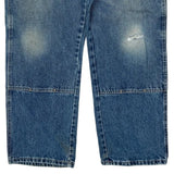Dickies Double Knee Jeans - 38W 31L Blue Cotton