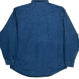 Levis Denim Shirt - Large Blue Cotton