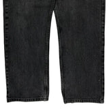 505 Levis Jeans - 36W 30L Black Cotton