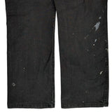 Dickies Carpenter Trousers - 36W 30L Black Cotton